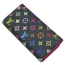 ルイヴィトン LOUIS VUITTON ミュルティクレ4 M93732 ノワール モノグラムマルチカラー キーケース ゴールド金具 黒 鍵入れ 4連 4本