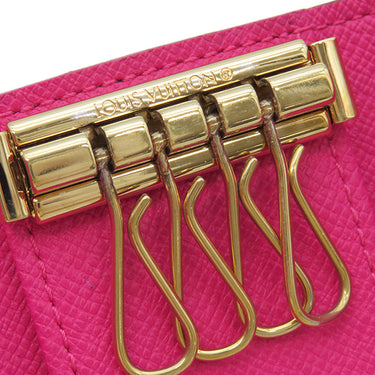 ルイヴィトン LOUIS VUITTON ミュルティクレ4 M93732 ノワール モノグラムマルチカラー キーケース ゴールド金具 黒 鍵入れ 4連 4本