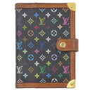 ルイヴィトン LOUIS VUITTON アジェンダPM R20895 ノワール モノグラムマルチカラー 手帳カバー ゴールド金具 黒 ダイアリー スケジュール帳