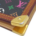 ルイヴィトン LOUIS VUITTON アジェンダPM R20895 ノワール モノグラムマルチカラー 手帳カバー ゴールド金具 黒 ダイアリー スケジュール帳