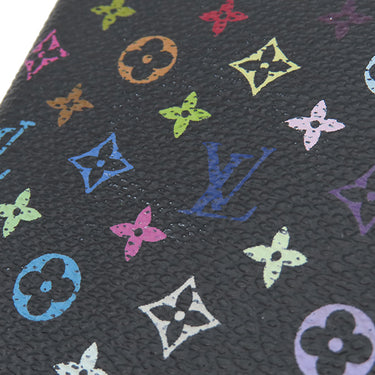 ルイヴィトン LOUIS VUITTON アジェンダPM R20895 ノワール モノグラムマルチカラー 手帳カバー ゴールド金具 黒 ダイアリー スケジュール帳