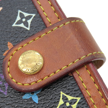 ルイヴィトン LOUIS VUITTON アジェンダPM R20895 ノワール モノグラムマルチカラー 手帳カバー ゴールド金具 黒 ダイアリー スケジュール帳