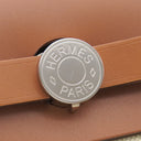 エルメス HERMES エールバッグジップ 31 ベージュ×ゴールド トワルミリタリー ヴァッシュハンター ショルダーバッグ シルバー金具 茶