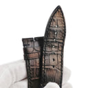 フランクミュラー FRANCK MULLER 純正 ロングアイランド用 1300 1200 1150 1100 クロコバンド ブロンズ クロコダイル 腕時計パーツ 替え ベルト 24mm ブロンズ ブラウン バネ棒