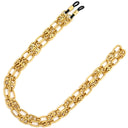 ルイヴィトン LOUIS VUITTON マイLVチェーン グラスコード Z00025 ゴールド GP ラバー ファッション雑貨 メガネチェーン メガネアクセサリー LVロゴ モノグラムフラワー