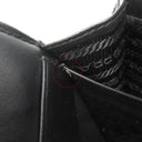 プラダ PRADA Re-Nylon スマートフォン ケース 2ZT060 ブラック ナイロン レザー ショルダーバッグ シルバー金具 黒 トライアングルロゴ フォンショルダー