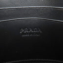 プラダ PRADA Re-Nylon スマートフォン ケース 2ZT060 ブラック ナイロン レザー ショルダーバッグ シルバー金具 黒 トライアングルロゴ フォンショルダー