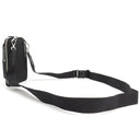 プラダ PRADA Re-Nylon スマートフォン ケース 2ZT060 ブラック ナイロン レザー ショルダーバッグ シルバー金具 黒 トライアングルロゴ フォンショルダー