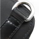 プラダ PRADA Re-Nylon スマートフォン ケース 2ZT060 ブラック ナイロン レザー ショルダーバッグ シルバー金具 黒 トライアングルロゴ フォンショルダー