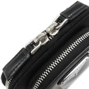 プラダ PRADA Re-Nylon スマートフォン ケース 2ZT060 ブラック ナイロン レザー ショルダーバッグ シルバー金具 黒 トライアングルロゴ フォンショルダー