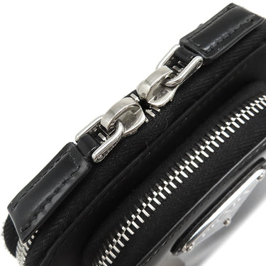 プラダ PRADA Re-Nylon スマートフォン ケース 2ZT060 ブラック ナイロン レザー ショルダーバッグ シルバー金具 黒 トライアングルロゴ フォンショルダー