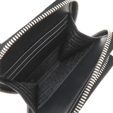 プラダ PRADA Re-Nylon スマートフォン ケース 2ZT060 ブラック ナイロン レザー ショルダーバッグ シルバー金具 黒 トライアングルロゴ フォンショルダー