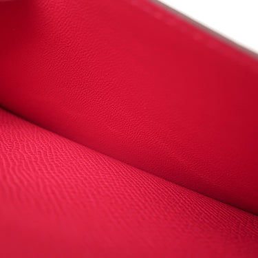 エルメス HERMES コンスタンス トゥーゴー ローズエクストリーム×ローズパープル×エトリュクス×オンブレ ヴォーエプソン クロコダイル リザード 長財布 シルバー金具 ショルダー