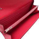 エルメス HERMES コンスタンス トゥーゴー ローズエクストリーム×ローズパープル×エトリュクス×オンブレ ヴォーエプソン クロコダイル リザード 長財布 シルバー金具 ショルダー