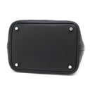 エルメス HERMES ピコタンロック タッチ PM ブラック トリヨンクレマンス アリゲーター ハンドバッグ シルバー金具 黒 クロコ