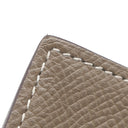 エルメス HERMES ベアンスフレ エトゥープ ヴォーエプソン 長財布 シルバー金具 グレージュ 二つ折り財布