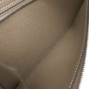 エルメス HERMES ベアンスフレ エトゥープ ヴォーエプソン 長財布 シルバー金具 グレージュ 二つ折り財布