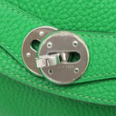 エルメス HERMES リンディ26 バンブー トリヨンクレマンス 2WAYバッグ シルバー金具 緑