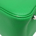 エルメス HERMES リンディ26 バンブー トリヨンクレマンス 2WAYバッグ シルバー金具 緑