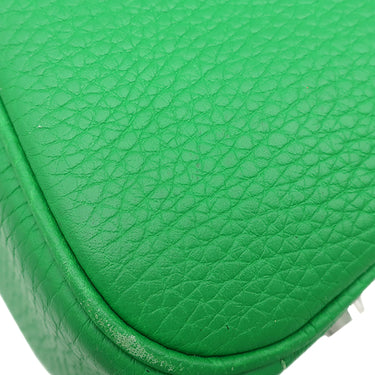 エルメス HERMES リンディ26 バンブー トリヨンクレマンス 2WAYバッグ シルバー金具 緑
