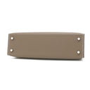 エルメス HERMES ミニケリードゥ 外縫い エトゥープ ヴォーエプソン 2WAYバッグ シルバー金具 グレージュ ハンドバッグ ショルダー