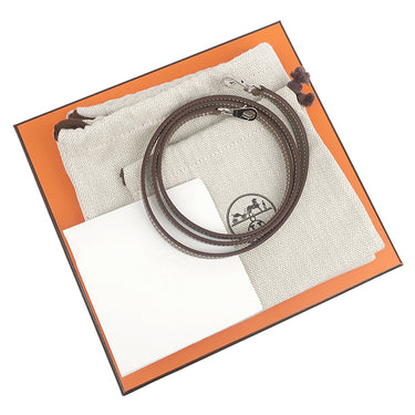 エルメス HERMES ミニケリードゥ 外縫い エトゥープ ヴォーエプソン 2WAYバッグ シルバー金具 グレージュ ハンドバッグ ショルダー