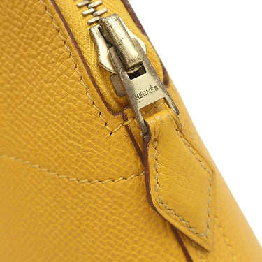 エルメス HERMES ボリード27 ジョーヌドール クシュベル 2WAYバッグ ゴールド金具 黄色 ショルダー