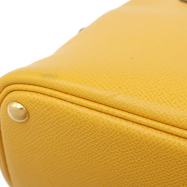 エルメス HERMES ボリード27 ジョーヌドール クシュベル 2WAYバッグ ゴールド金具 黄色 ショルダー