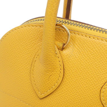 エルメス HERMES ボリード27 ジョーヌドール クシュベル 2WAYバッグ ゴールド金具 黄色 ショルダー