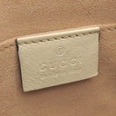 グッチ GUCCI パドロック GG スモール 498156 ベージュ×ホワイト GGスプリームキャンバス レザー ショルダーバッグ ゴールド金具 チェーンショルダー