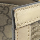 グッチ GUCCI パドロック GG スモール 498156 ベージュ×ホワイト GGスプリームキャンバス レザー ショルダーバッグ ゴールド金具 チェーンショルダー
