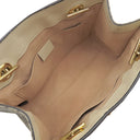 グッチ GUCCI パドロック GG スモール 498156 ベージュ×ホワイト GGスプリームキャンバス レザー ショルダーバッグ ゴールド金具 チェーンショルダー