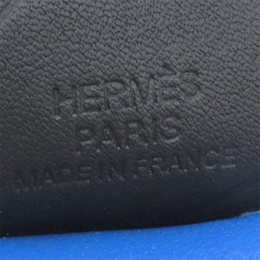 エルメス HERMES ロデオPM ペガサス ブルーフランス×クレ×ブラック アニューミロ バッグチャーム 青 オフホワイト 黒