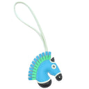 エルメス HERMES ジージー カマイユ ブルーアズテック×ヴェールコミック×ヴェールフィズ×ブラック アニューミロ バッグチャーム 水色 緑 薄緑 黒