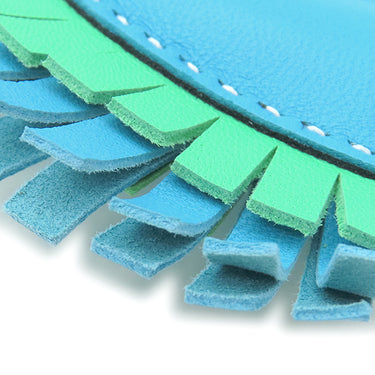 エルメス HERMES ジージー カマイユ ブルーアズテック×ヴェールコミック×ヴェールフィズ×ブラック アニューミロ バッグチャーム 水色 緑 薄緑 黒