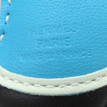 エルメス HERMES ジージー カマイユ ブルーアズテック×ヴェールコミック×ヴェールフィズ×ブラック アニューミロ バッグチャーム 水色 緑 薄緑 黒