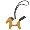 エルメス HERMES ロデオPM ペガサス セサミ×ブラック×ナタ アニューミロ バッグチャーム 茶 黒 アイボリー