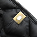 シャネル CHANEL バブルキルト トートバッグ ブラック ラムスキン トートバッグ ゴールド金具 黒 チェーンショルダー ココマーク