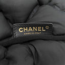 シャネル CHANEL バブルキルト トートバッグ ブラック ラムスキン トートバッグ ゴールド金具 黒 チェーンショルダー ココマーク
