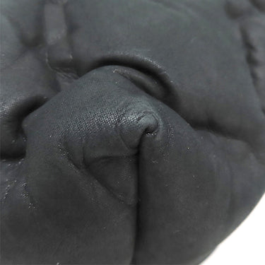 シャネル CHANEL バブルキルト トートバッグ ブラック ラムスキン トートバッグ ゴールド金具 黒 チェーンショルダー ココマーク