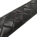ボッテガヴェネタ BOTTEGA VENETA イントレチャート 609182 ブラック カーフ ベルト シルバー金具 黒