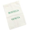 ボッテガヴェネタ BOTTEGA VENETA イントレチャート 609182 ブラック カーフ ベルト シルバー金具 黒