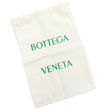 ボッテガヴェネタ BOTTEGA VENETA イントレチャート 609182 ブラック カーフ ベルト シルバー金具 黒