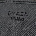 プラダ PRADA サフィアーノ メタル ショルダー ウォレット 1M1437 NERO レザー チェーンウォレット ゴールド金具 黒 SAFFIANO METAL