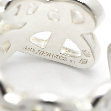 エルメス HERMES シェーヌダンクル アンシェネ GM シルバー シルバー925 #48(JP8) リング 指輪 アクセサリー AG925 9号