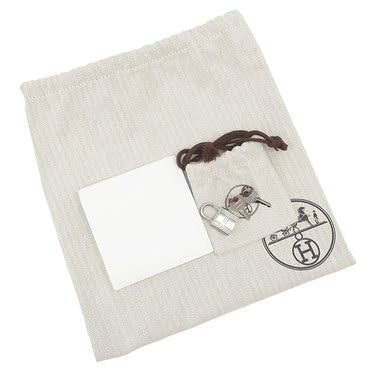 エルメス HERMES ピコタンロック MM ブラック トリヨンクレマンス ハンドバッグ シルバー金具 黒