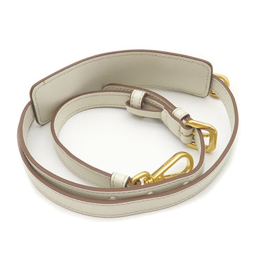 プラダ PRADA ロゴジャガード 2way 1BH097 コルダ×タルコ レザー ジャガード 2WAYバッグ ゴールド金具 薄茶 アイボリー ハンドバッグ ショルダー