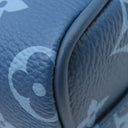 ルイヴィトン LOUIS VUITTON キーポル バンドリエール25 M46803 アトランティックブルー モノグラムキャンバス 2WAYバッグ マットブラック金具 青 ショルダー