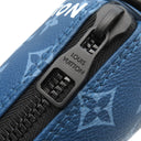 ルイヴィトン LOUIS VUITTON キーポル バンドリエール25 M46803 アトランティックブルー モノグラムキャンバス 2WAYバッグ マットブラック金具 青 ショルダー