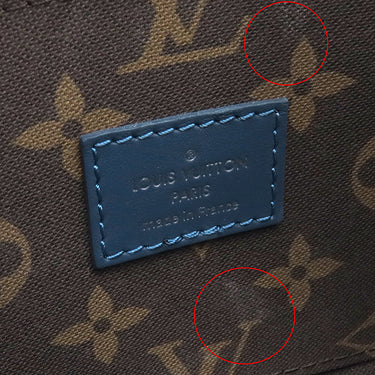 ルイヴィトン LOUIS VUITTON キーポル バンドリエール25 M46803 アトランティックブルー モノグラムキャンバス 2WAYバッグ マットブラック金具 青 ショルダー